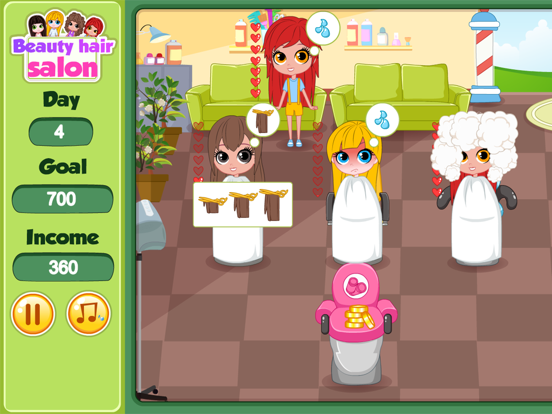 Beauty hair salon management iPad screenshot 4 - Games app