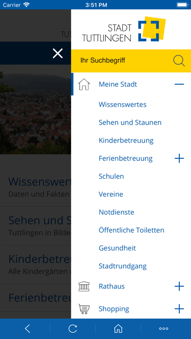 Tuttlingen City App Screenshot