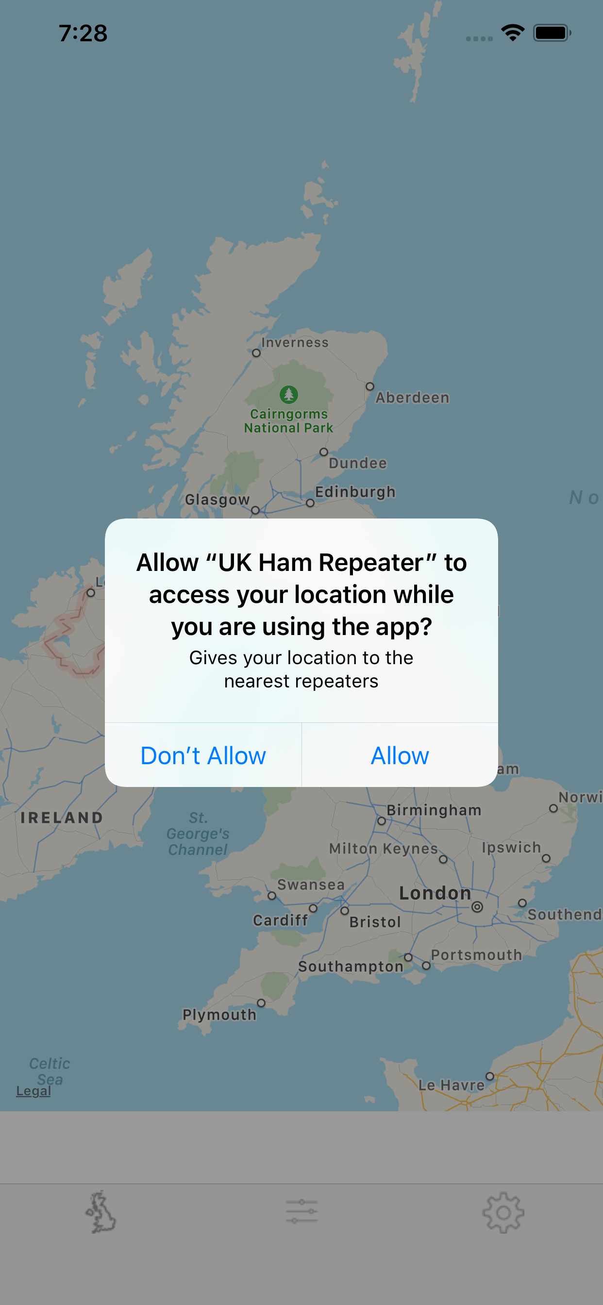 UK Ham Repeaters