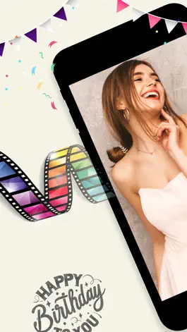 Game screenshot Birthday Video Maker Songs mod apk