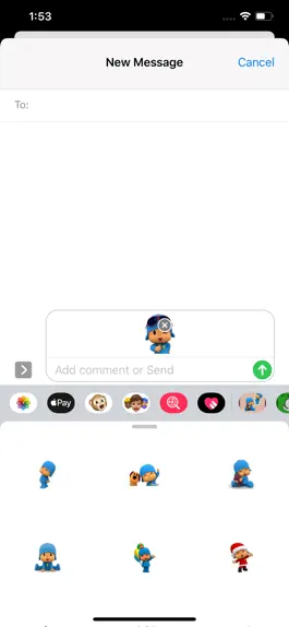 Game screenshot New Adorable Yo Poco Stickers hack