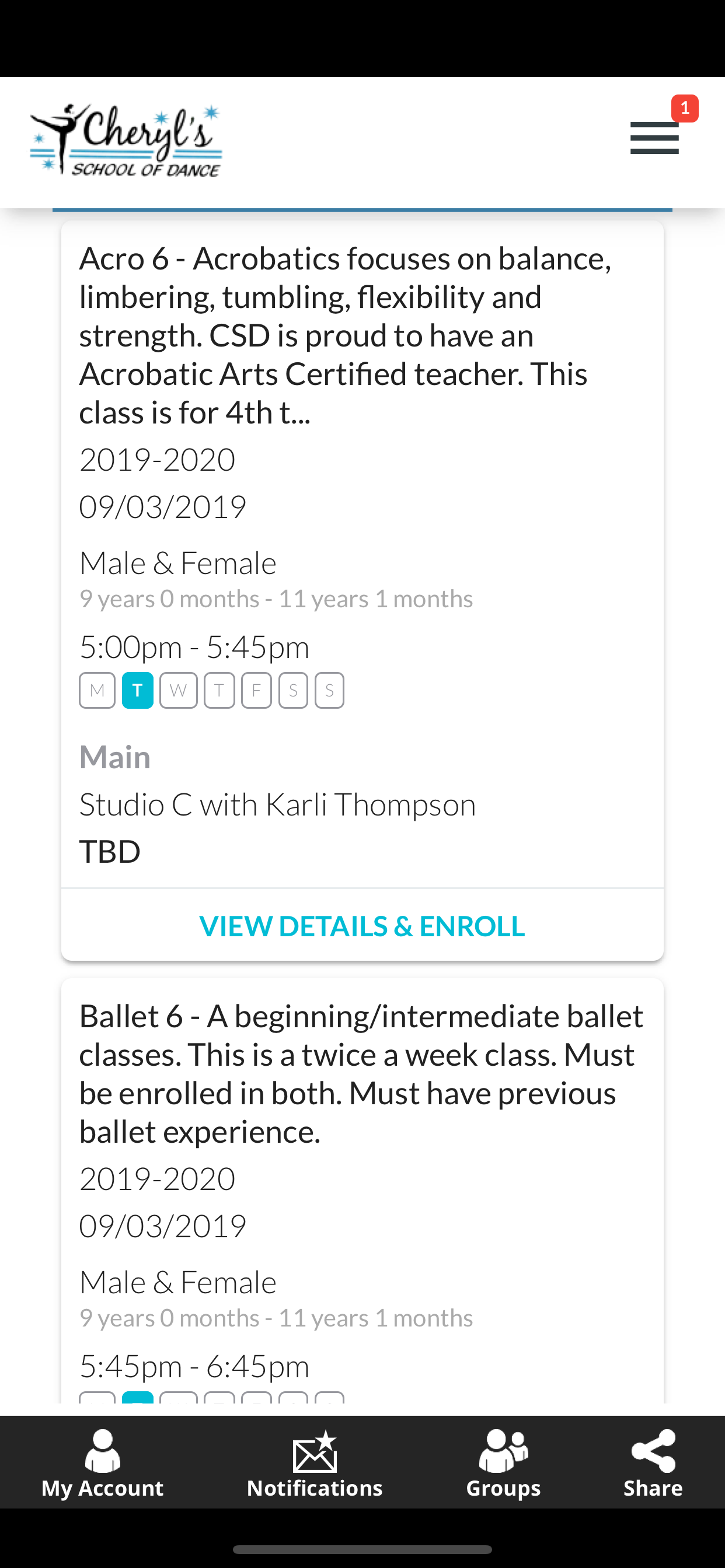Cheryl's School of Dance