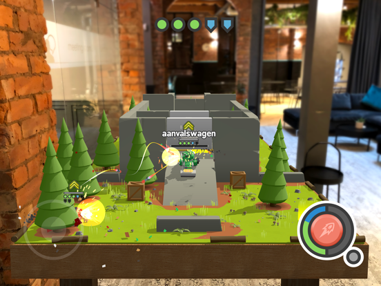 AR Tanks iPad app afbeelding 2