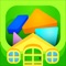 Kinder Tangram blends shape puzzles, coloring tools, stickers, and animations to create a right brain/left brain educational toy and app experience for kids, teens, and even adults