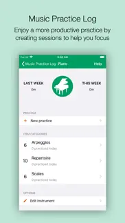 music practice log lite iphone screenshot 1