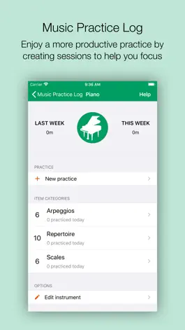 Game screenshot Music Practice Log Lite mod apk