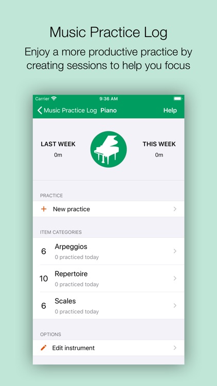 Music Practice Log Lite