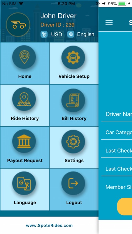 SpotnRides - Driver screenshot-5