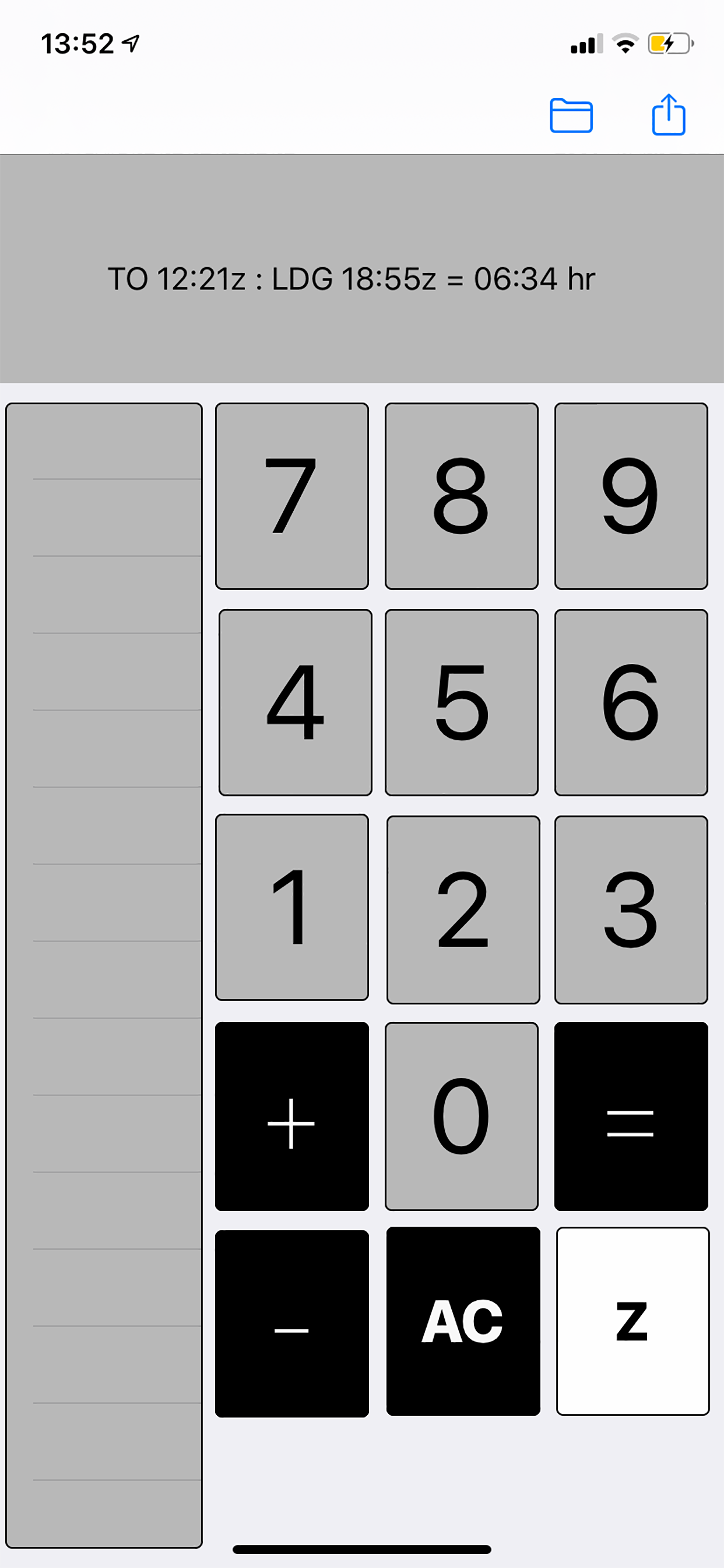 FLIGHT-TIME CALCULATOR screenshot 5