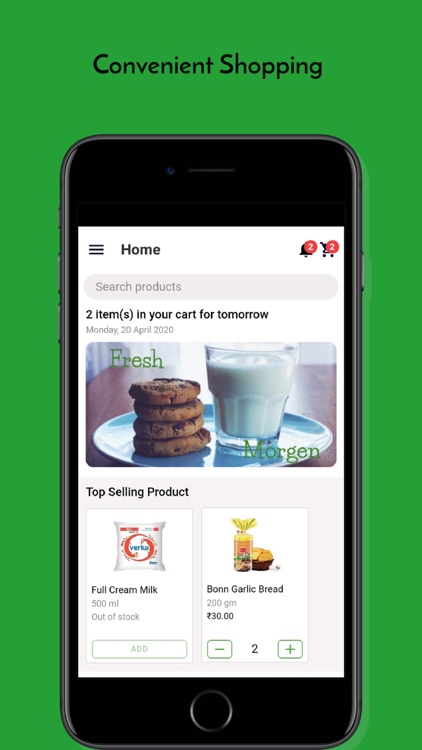 FreshMorgen - Milk & Grocery