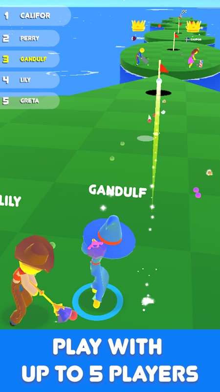 Golf Race screenshot 1