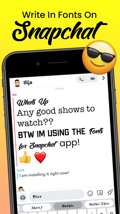 Fonts for Snapchat Keyboard