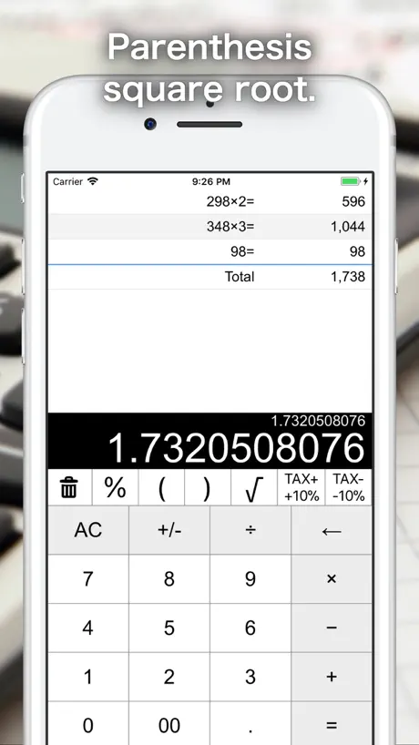 Calculator C Formula History