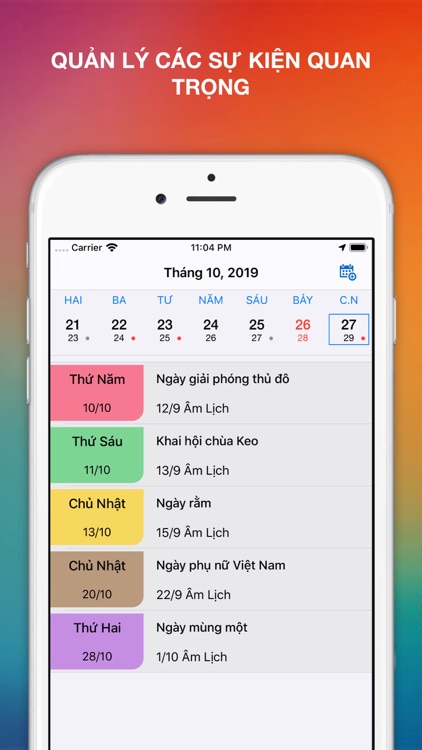 Lịch Vạn Niên 2021 - Lịch Việt