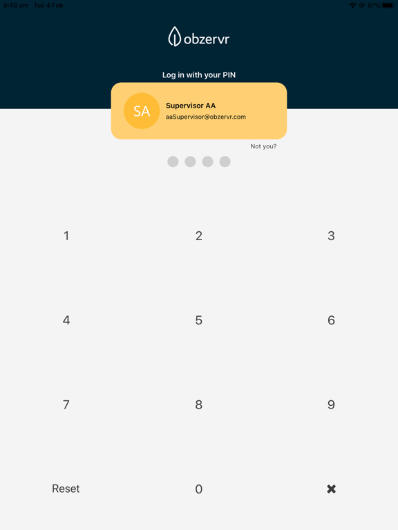 App screenshot