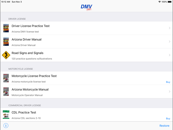 Screenshot #4 pour Arizona DMV Test Prep