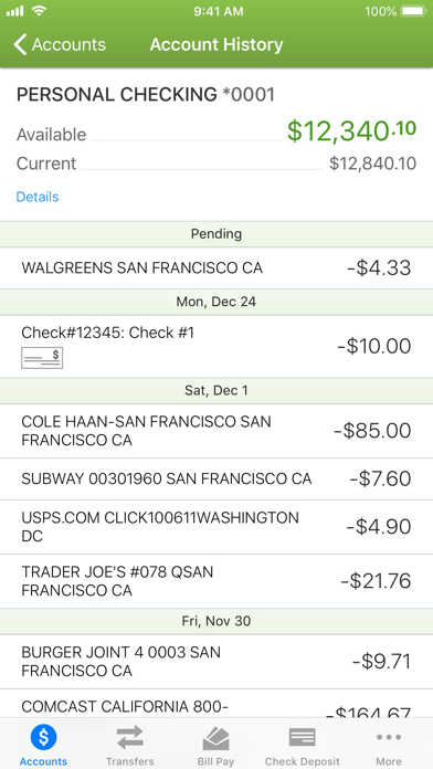 WESTconsin Credit Union Screenshot