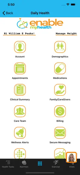 Game screenshot Enablemyhealth hack