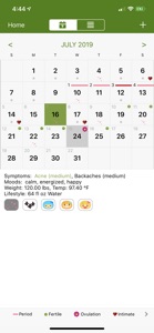 Period Tracker Deluxe screenshot #2 for iPhone