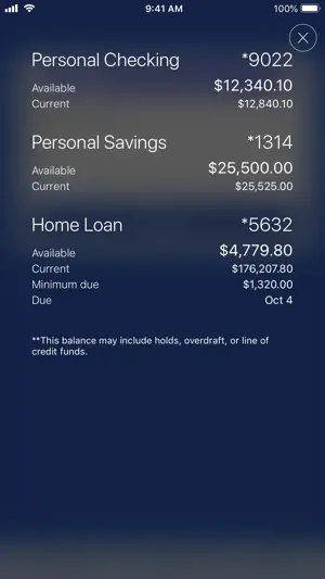 Town of Hempstead EFCU Mobile screenshot 1