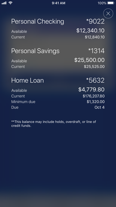 Town of Hempstead EFCU Mobile Screenshot