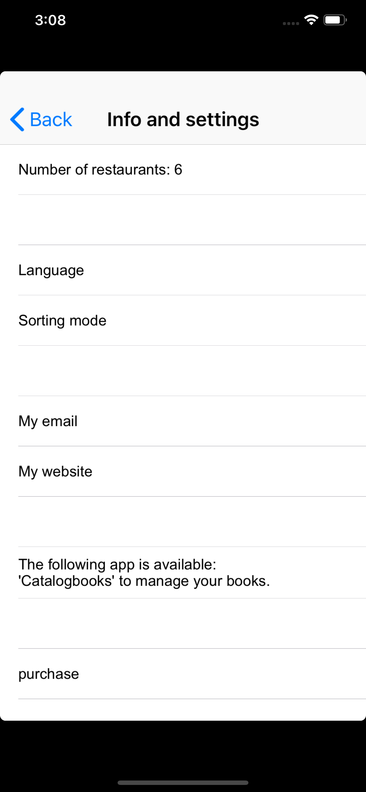 MyRestaurants screenshot 4
