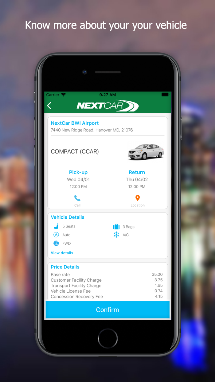 NextCar - Car Rental App