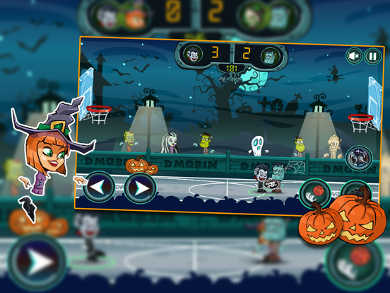 Screenshot #6 pour Basketball Legends Halloween