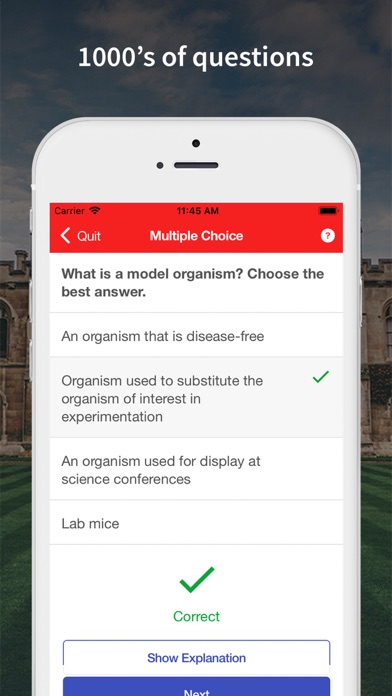 Minute School iPhone screenshot 2 - Education app