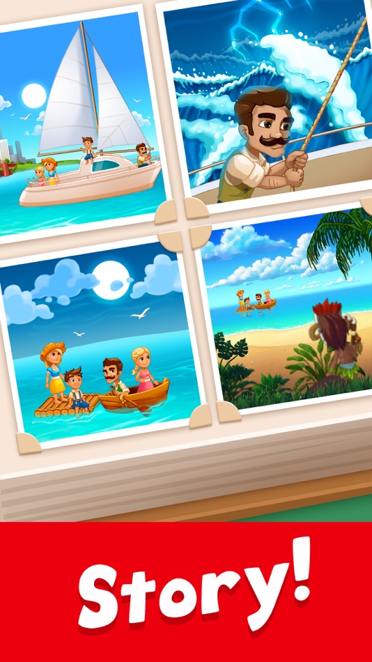 #9. Tropic Trouble Match 3 Builder (iOS) 来自: Qublix