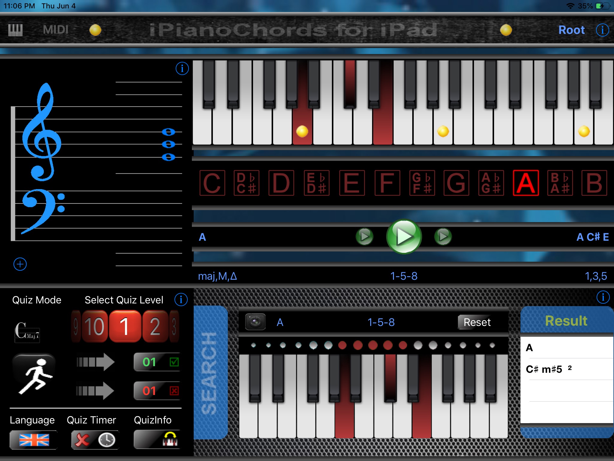 iPiano Chords HD screenshot 3