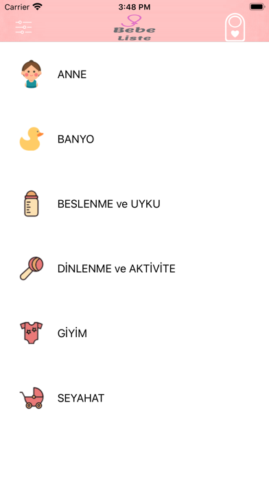 Screenshot #2 pour Bebe Liste
