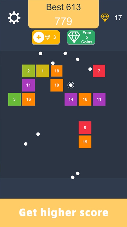 #5. BB Shot - Blocks VS Ball Chain (iOS) Podle: 晓杰 王