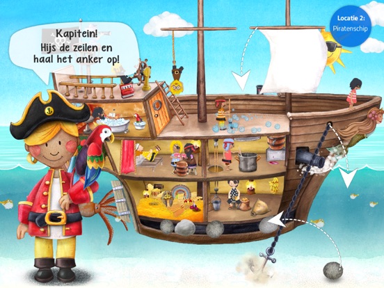 Piraatjes iPad app afbeelding 3