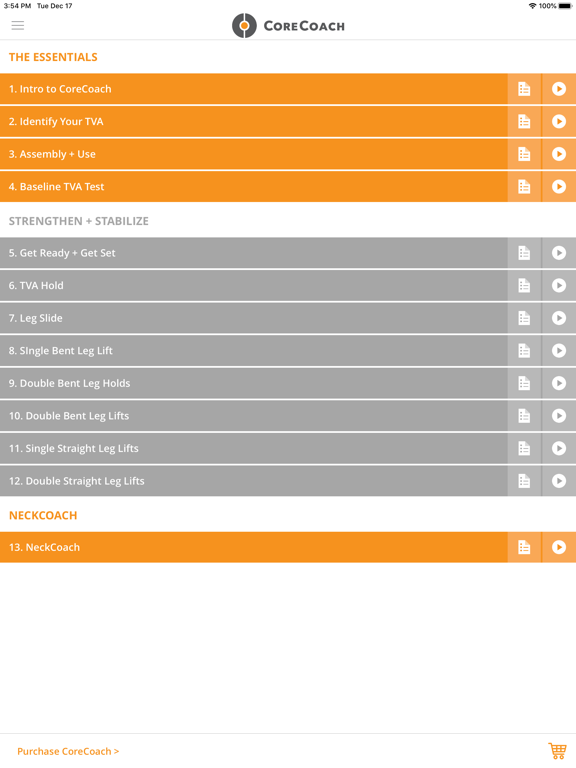 Screenshot #4 pour CoreCoach Biofeedback Training