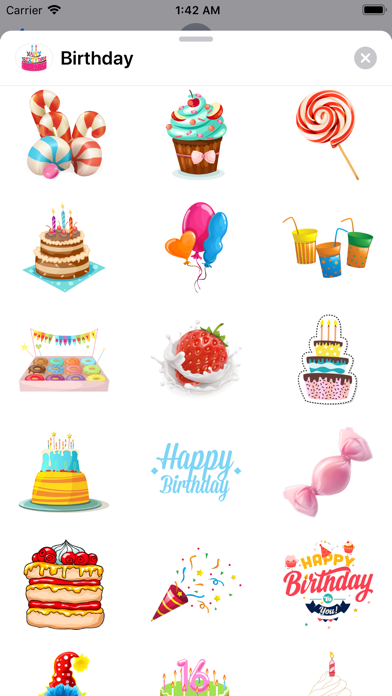 200+ Happy Birthday Stickers screenshot 4
