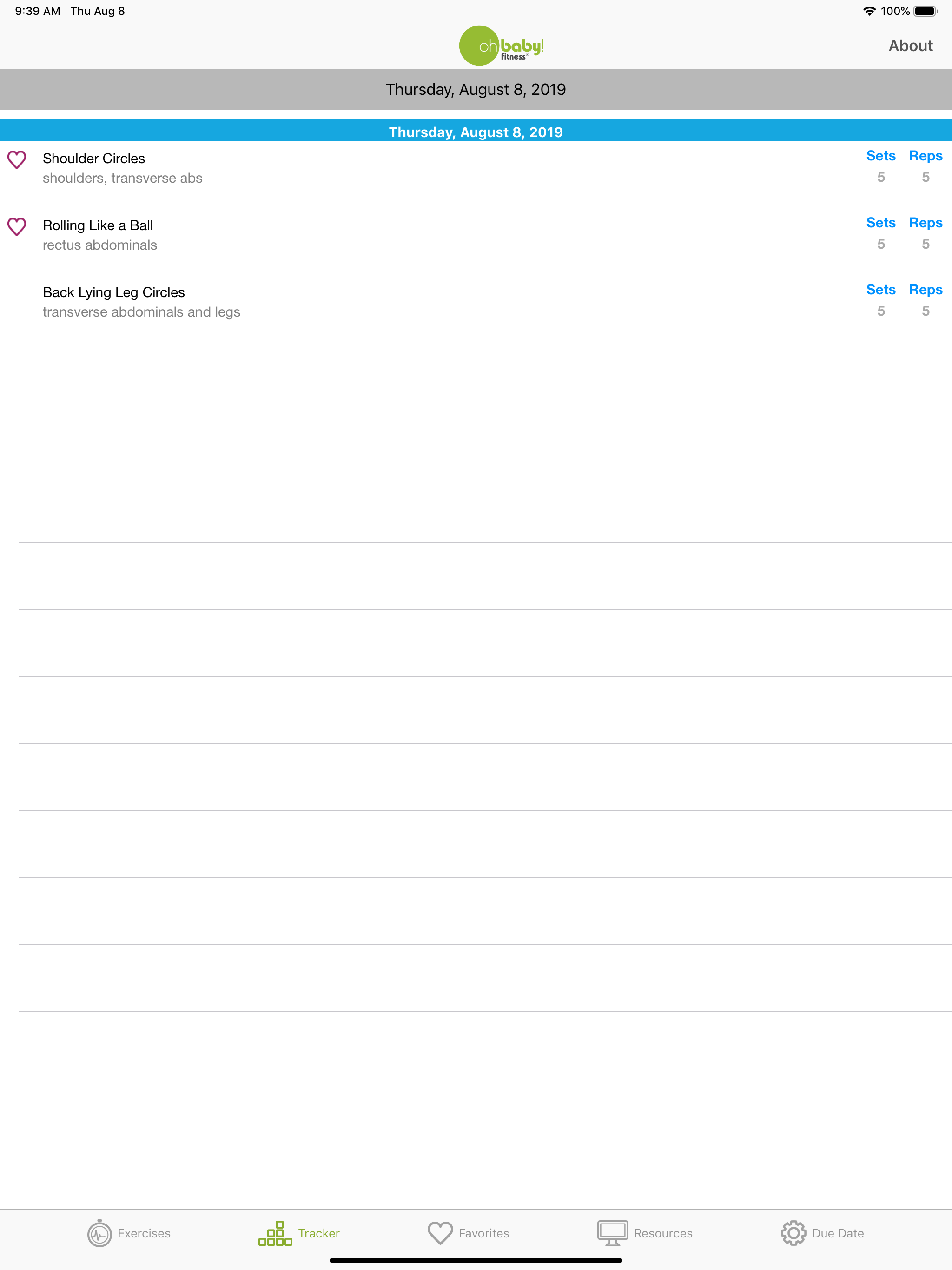 Oh Baby! Pregnancy Exercise screenshot 9