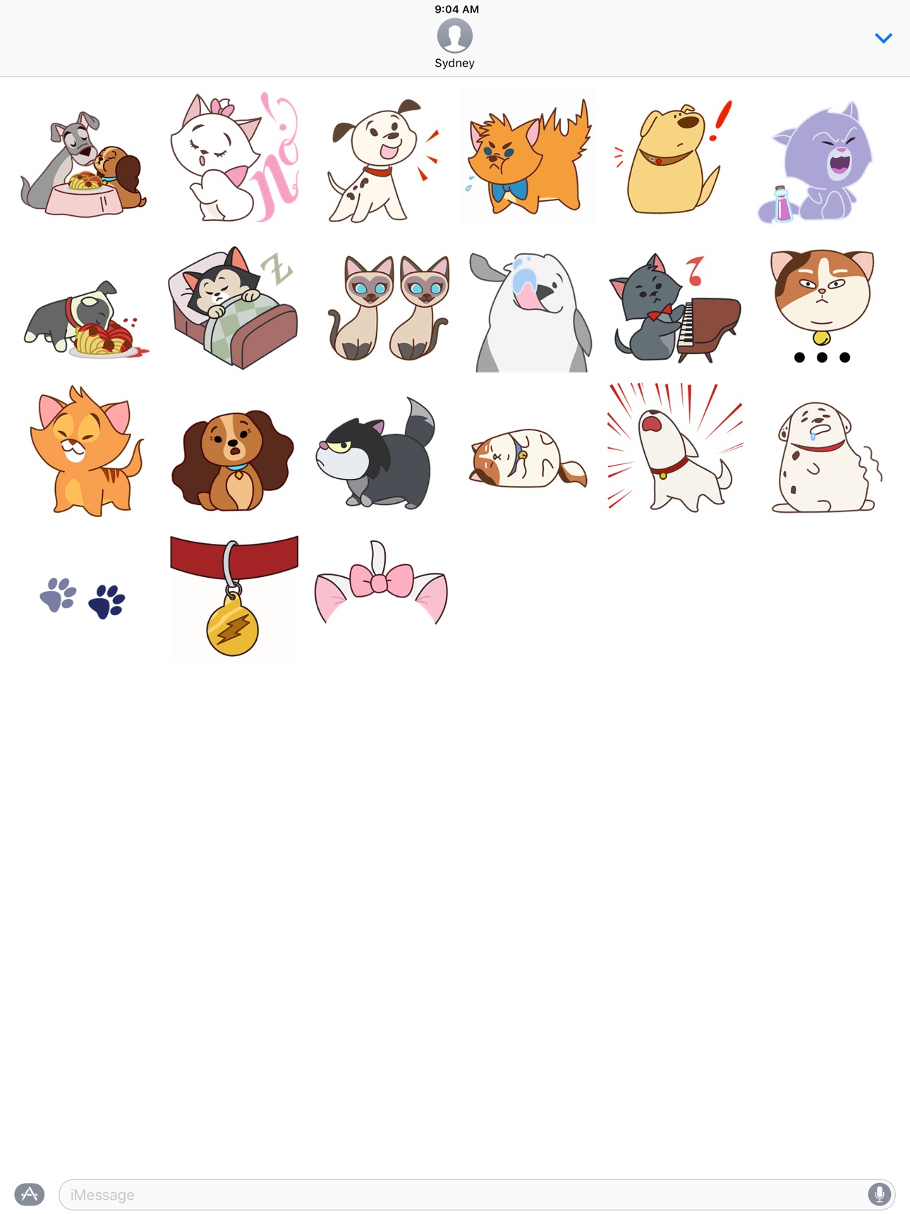 Screenshot 7 of Disney Stickers: Cats and Dogs