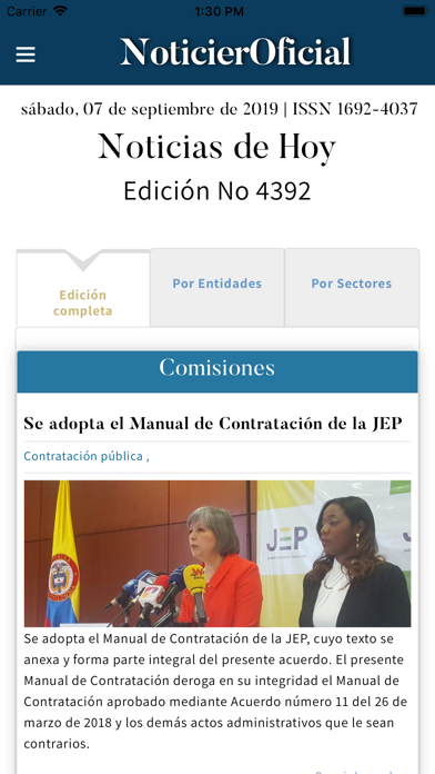 App screenshot