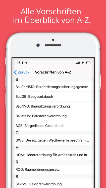 VOB/A und VOB/B, BauR, HOAI