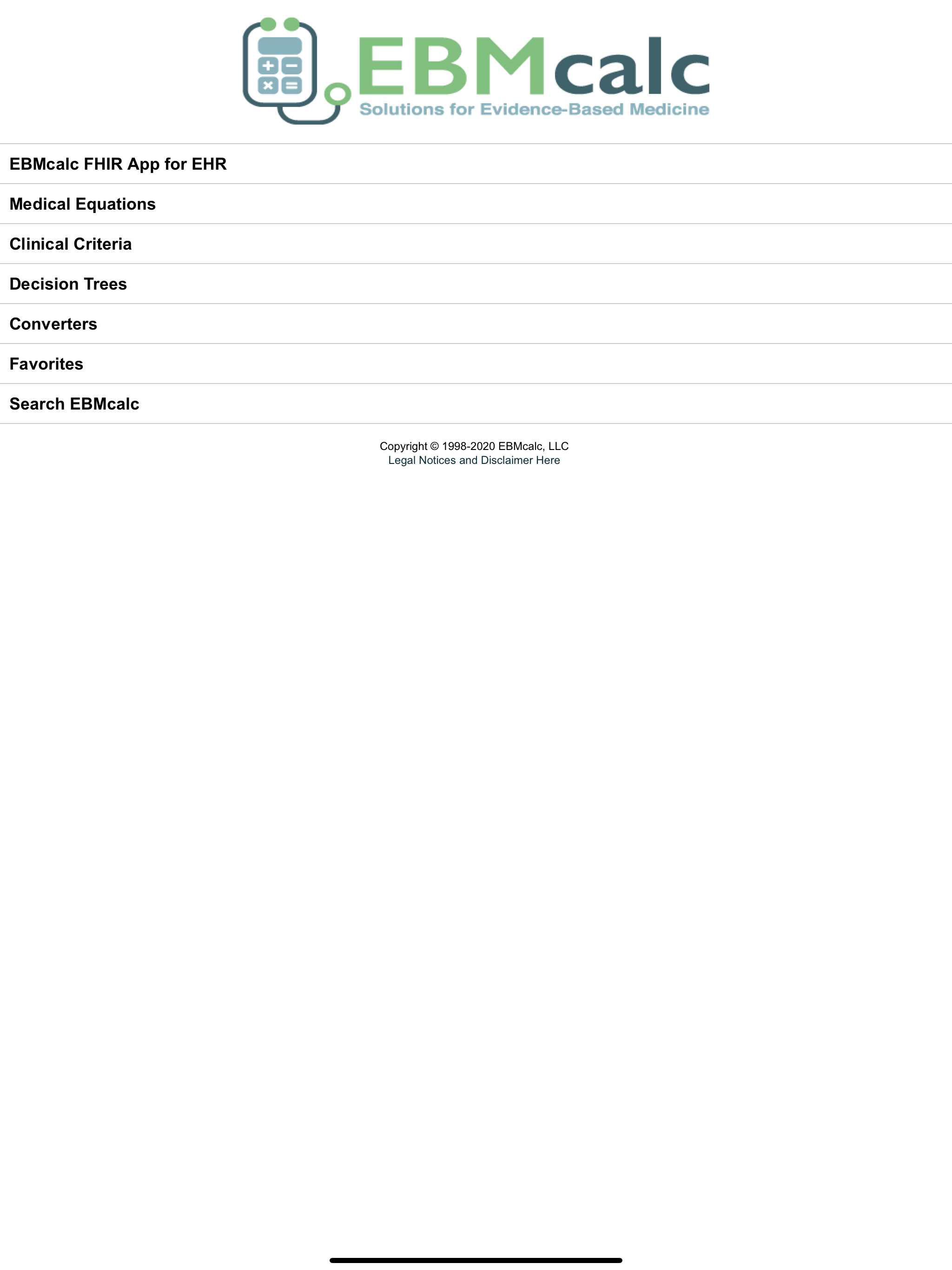 EBMcalc Pediatrics screenshot 7