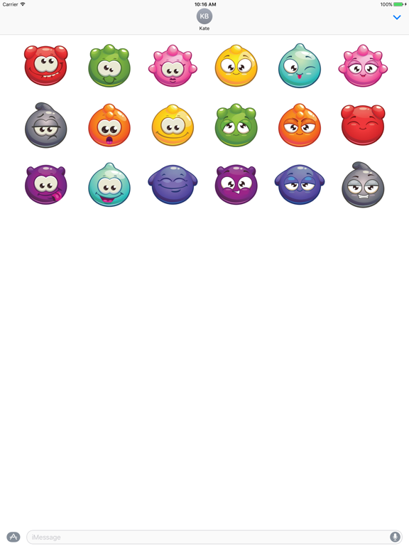 Screenshot #5 pour Sticker Me: Colorful Monsters