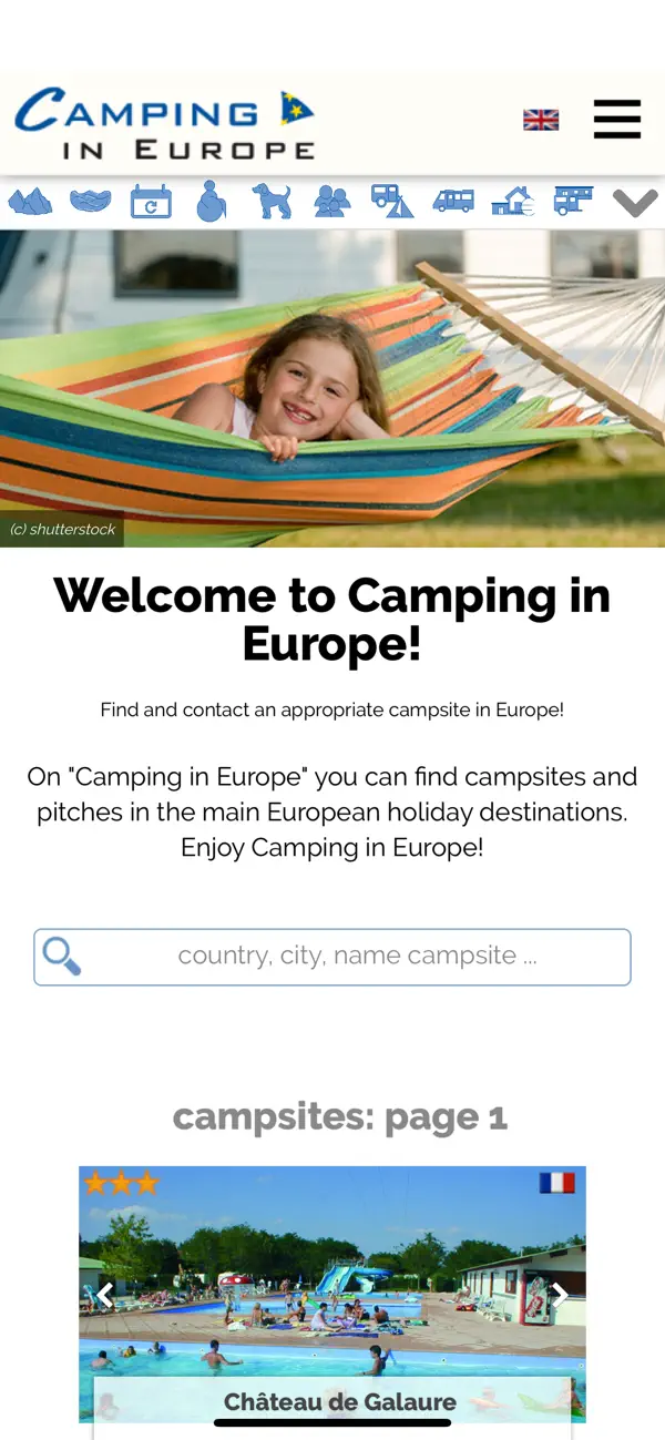 Screenshot #1 pour Camping en Europe 2020