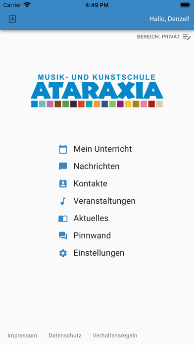 Screenshot #1 pour ATARAXIA