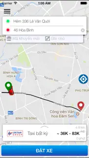 taxi long thành iphone screenshot 4