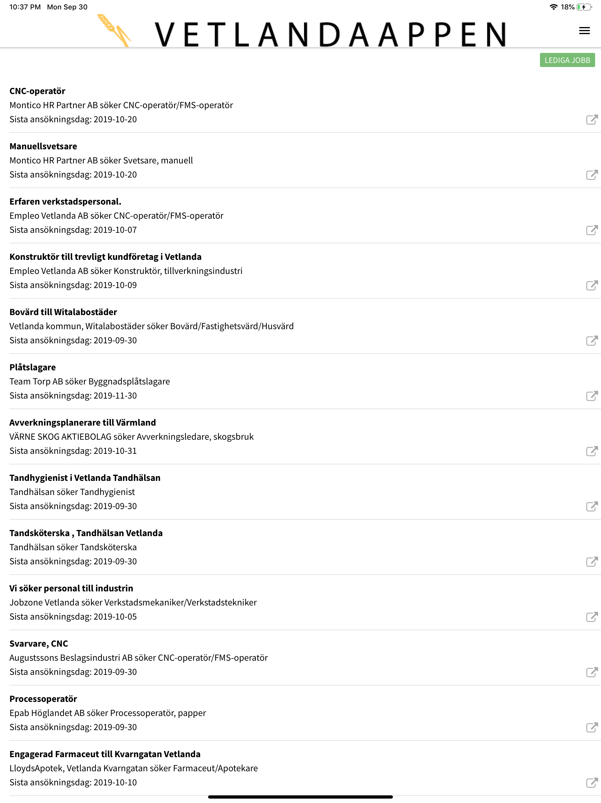 VetlandaAppen screenshot 6