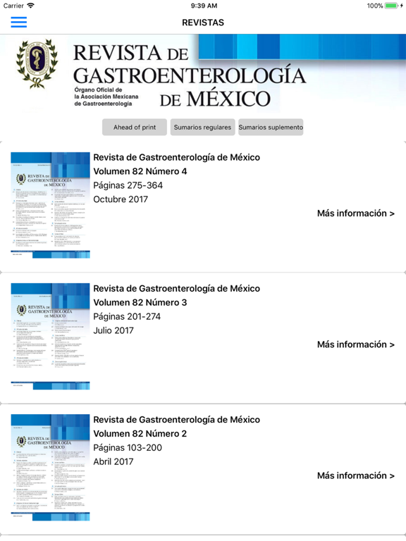 Screenshot #4 pour Rev. Gastroenterología Mexico