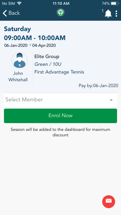 Screenshot #3 pour First Advantage Tennis