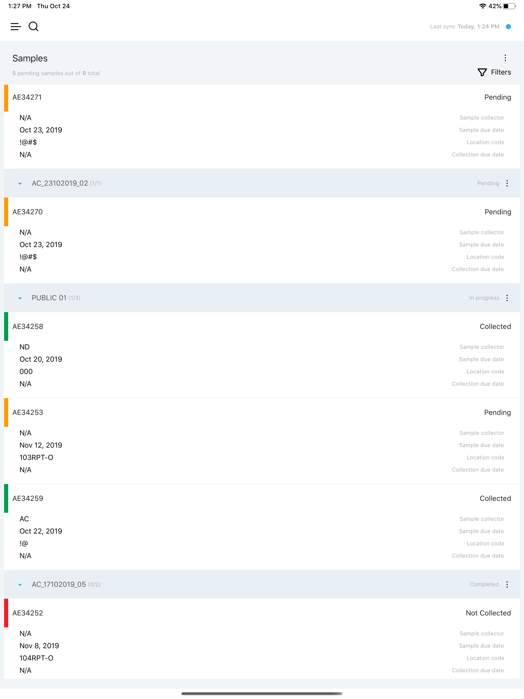 LABWORKS Collection App