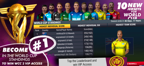 Tips and Tricks for World Cricket Championship 2